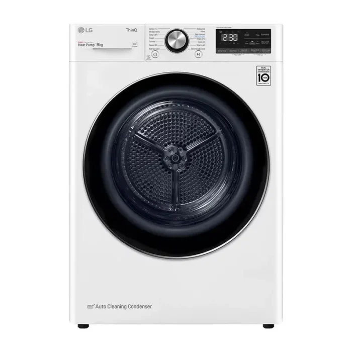 9kg Dual Inverter Heat PumpDryer with Auto Cleaning condenser